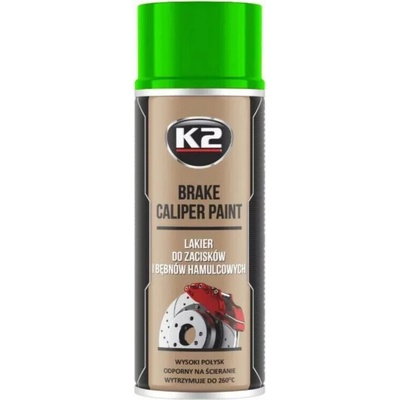 K2 BRAKE CALIPER PAINT 400ml ZIELONY
