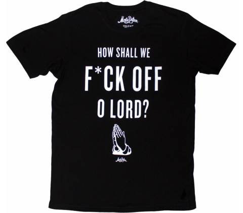 Monty Python F Off čierna