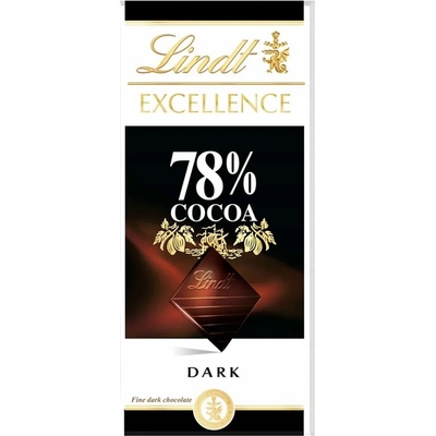 Lindt Excellence 78% extra horká čokoláda 100 g