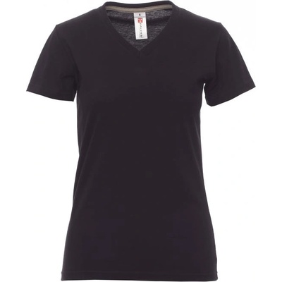 PAYPER v-neck lady 000951-0026 / Дамска тениска с къс ръкав, с v-образно деколте - черна m (000951002614000m)