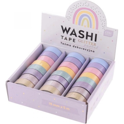 Paper Design glitter pastel 15 mm x 5 m mix – Zboží Dáma