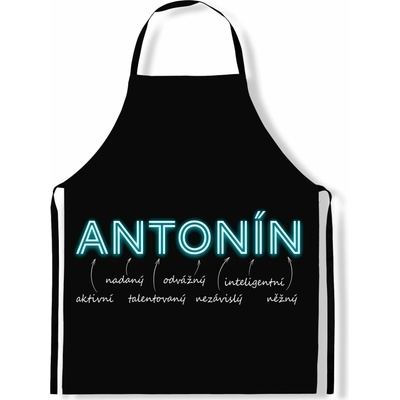 IMPAR Zástěra Mužská jména Neon Antonín
