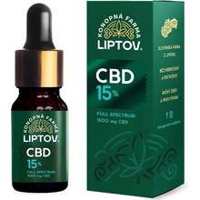 Konopná Farma Liptov CBD OLEJ 15% 10 ml