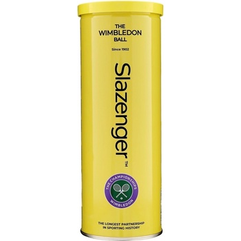 Slazenger Adults Slaz Wimbledon Tennis Balls - Yellow