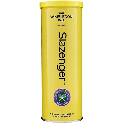 Slazenger Adults Slaz Wimbledon Tennis Balls - Yellow