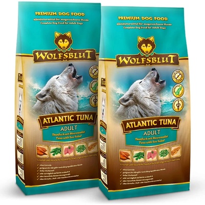 Wolfsblut Atlantic Tuna Adult tuňák se salátem 2 x 12,5 kg