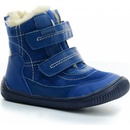 Protetika chlapčenské zimné topánky Barefoot RAMOS BLUE modrá