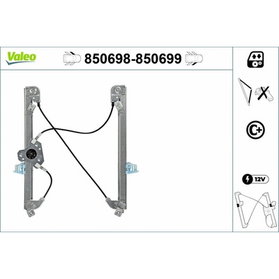 Zvedací zařízení oken VALEO 850699 850699