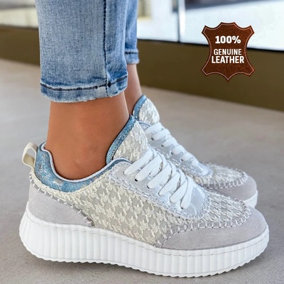 Обувки естествена кожа HX-7203 Grey