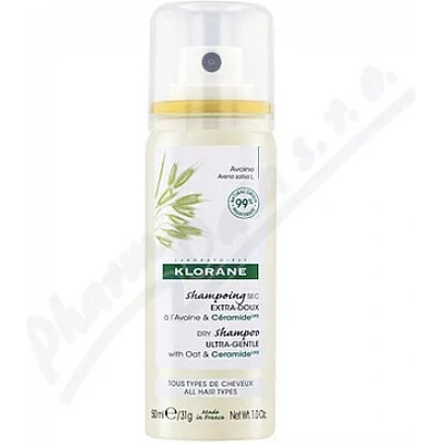 Klorane suchý šampón s ovsom a ceramidmi 50 ml