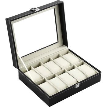 Image 1 of Красива кожена кутия за десет часовника