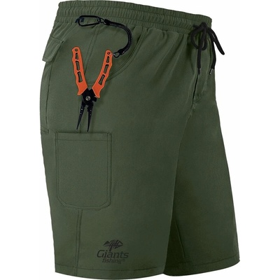 Giants Fishing Kraťasy Shorts Quick Dry UV50+ Dark Green