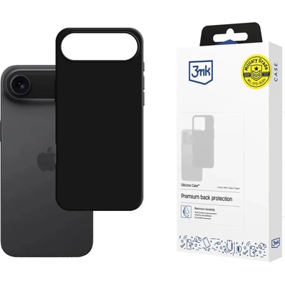 3mk Protection Силиконов кейс 3mk за iPhone 17 Air - черен (5903108664547)