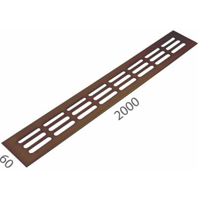 MPkovania SRL ALFA 60 x 2000 mm Čierny elox