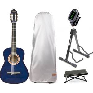 Valencia VC102 Premium SET Blue Sunburst Класическа китара с размер 1/2