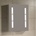 Inter Ceramic Огледален PVC шкаф ICMC 5014-65, Inter Ceramic, с LED осветление, 50x14x65см (5014-65)