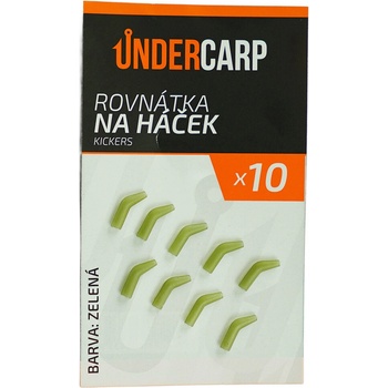 UnderCarp Rovnátka na háčik Kickers Zelená 10 ks