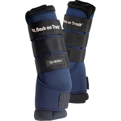 BACK ON TRACK Kamaše stájové Royal Quick Deluxe pár blue – Zboží Dáma