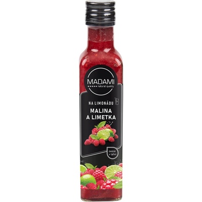 Madami Ovoce Na Limonádu Malina a limetka 250 ml