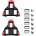 Shimano Педали с автомат Shimano Schuhplatten SM-SH10 SPD-SL Cleats - Red - размер One Size (860-4700-0111)