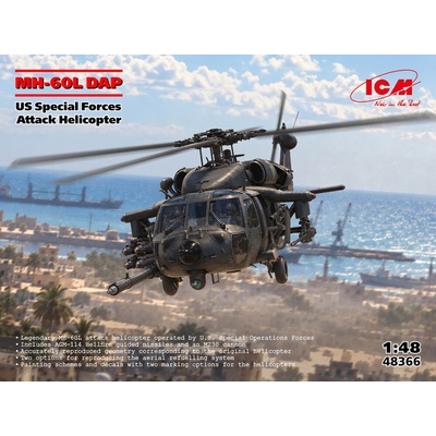 ICM MH-60L DAP US Special Forces Attack Helicopter 1:48