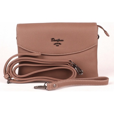 David Jones Tříoddílová tmavěcrossbody kabelka psaníčko CM4028 růžová
