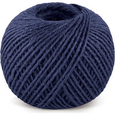 Bellatex Jutový motouz, špagát MODRÝ 2524/560, 200g, průměr 1,75mm, návin 130m