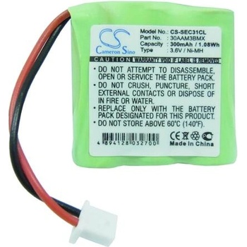 Cameron Sino Батерия за телефон SAGEM DECT31, DECT32 , MISTRAL220 3.6V NiMH 300mAh Cameron Sino (CS-SEC31CL)