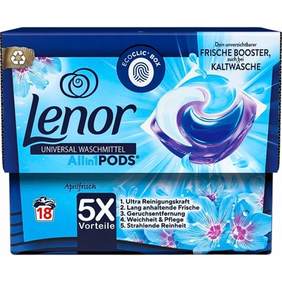 Lenor All-in-1 Aprilfrisch Kapsule na pranie 18 PD
