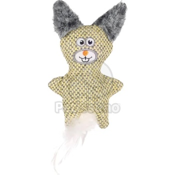 Image 1 of Flamingo Jagre играчка за котки - заек, жълт 1 бр
