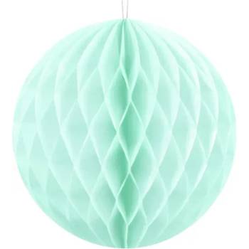 Image 1 of PartyDeco Хартиена топка - ментол 10 см