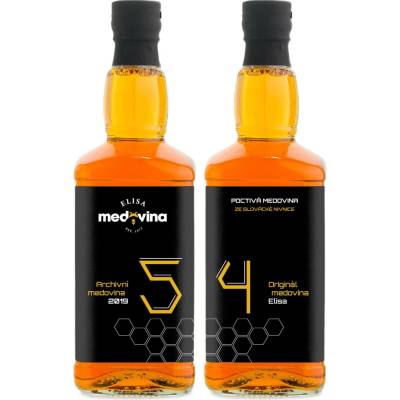 Medovina Elisa dárek k 54. narozeninám 11% 2 x 0,5 l