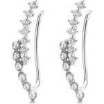 Silenti Jewelry Сребърни обеци "Замах