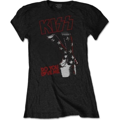 Kiss Do You Love Me Black S Дамски Риза (KISSTS03LB01)