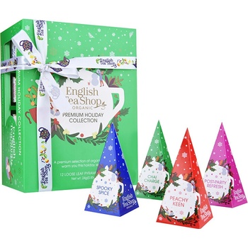 English Tea Shop Vánoční Zelená kolekce 12 pyramidek
