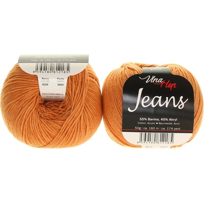 Vlna Hep Jeans světle hnědá 8209