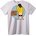 NOONEBRAND Тениска Johnny Bravo - 2XL, White