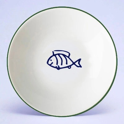 Suisse Langenthal miska ryba souprava Princip výška 4,2cm 44cl 16 cm