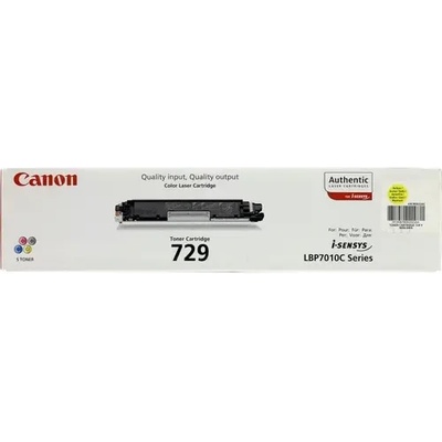 Canon КАСЕТА ЗА CANON LBP7018C/LBP7010C - Yellow - CRG729Y (CRG-729Y) - PN CR4367B002AA (101CANCRG729Y)