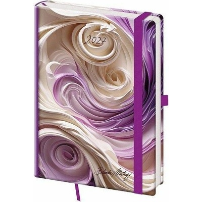 Vario DVR423-29-27 A5 týdenní 2027 Matragi Violet