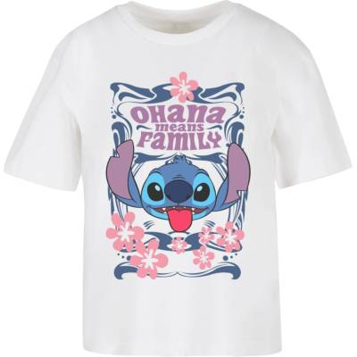 MERCHCODE Тениска Lilo & Stitch Ohana Means Family Tee white XXLUB-MC1240-00220 - , размер XL