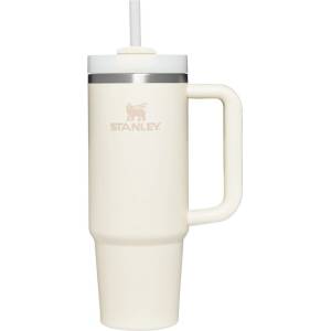 STANLEY Кремав термос със сламка от неръждаема стомана 890 ml Quencher H2. O FlowState Tumbler Cream 2.0 - Stanley (100000143339)