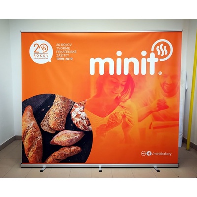 Roll Up Standard 240x200 cm s potlačou