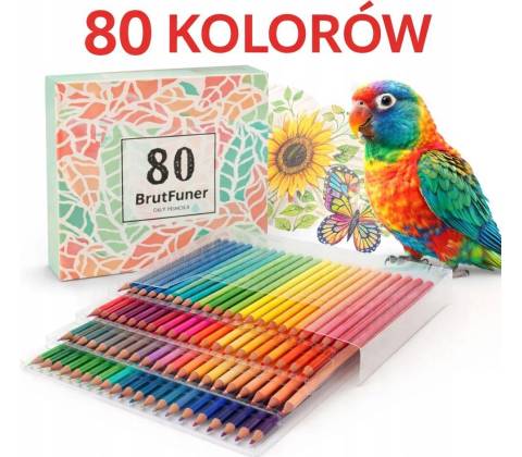 Brutfuner olejové pastely 80 ks