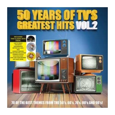 Various Artists - 50 Years Of Tv's Greatest Hits Vol. 2 - colour LP