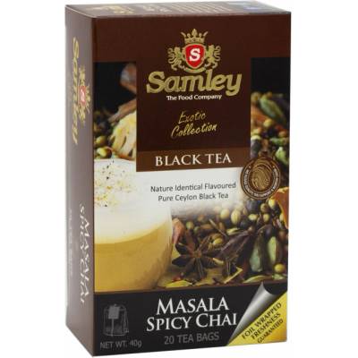 Samley Čierny čaj Masala Chai 20 vrecúšok