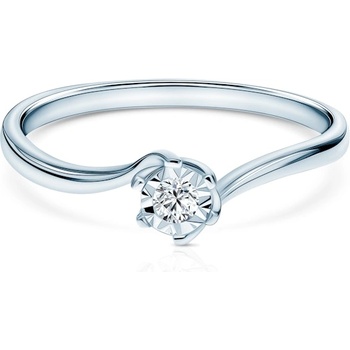 SAVICKI Годежен пръстен Savicki: бяло злато, диамант