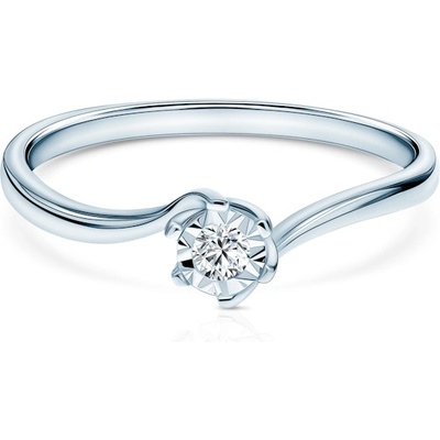 SAVICKI Годежен пръстен Savicki: бяло злато, диамант