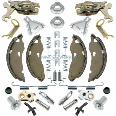 Tanatech Sada velká brzdových čelistí na nápravu AL-KO 160x35 pro typ 1635 1636 1637 | Zboží Auto