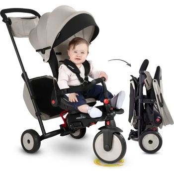 smarTrike Смарт Трайк - Сгъваема триколка str7 j, сив цвят 011085